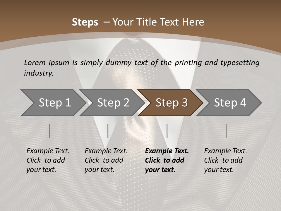 Closeup Jacket Display PowerPoint Template