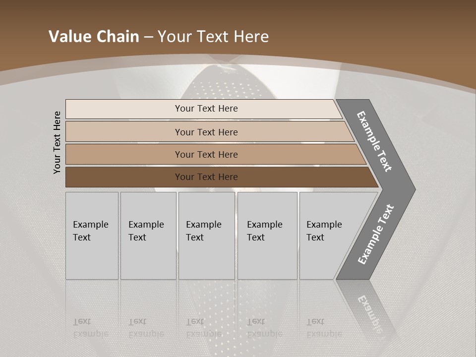 Closeup Jacket Display PowerPoint Template