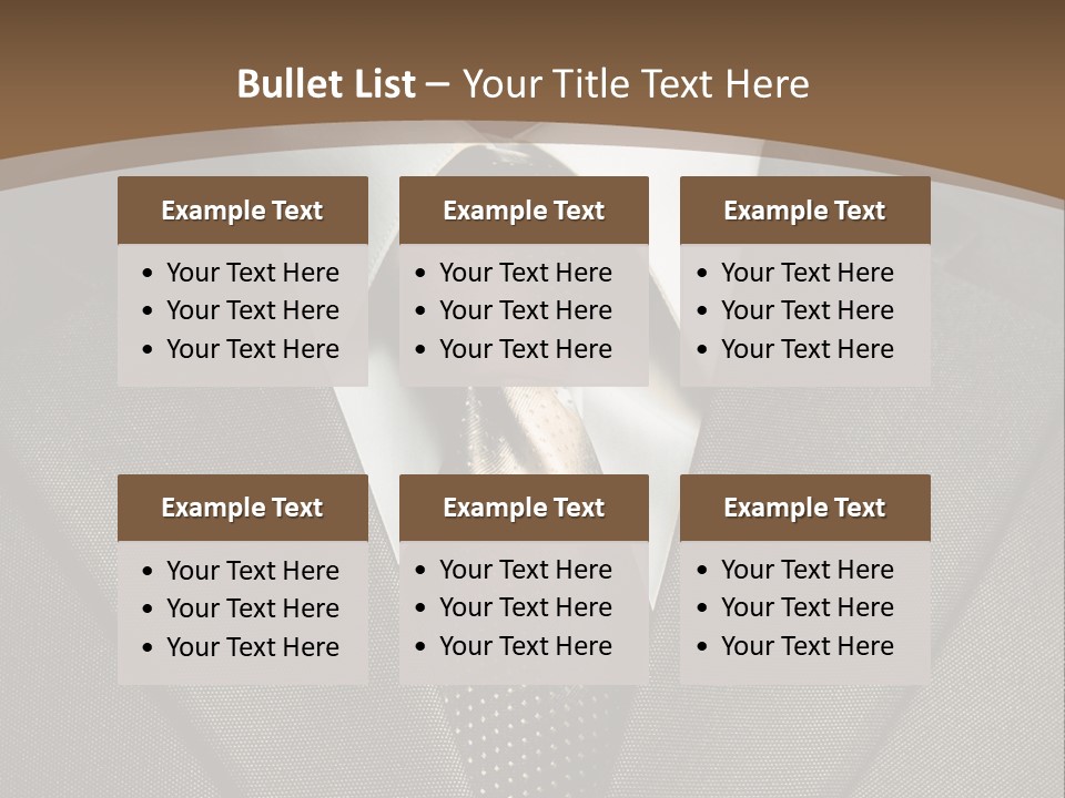 Closeup Jacket Display PowerPoint Template