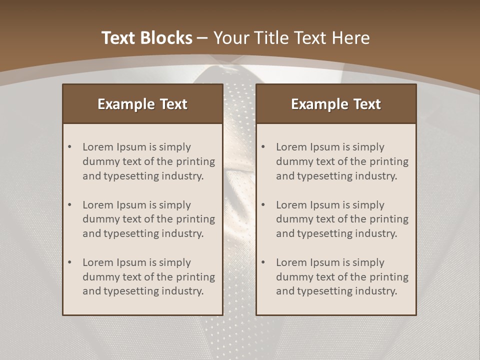 Closeup Jacket Display PowerPoint Template