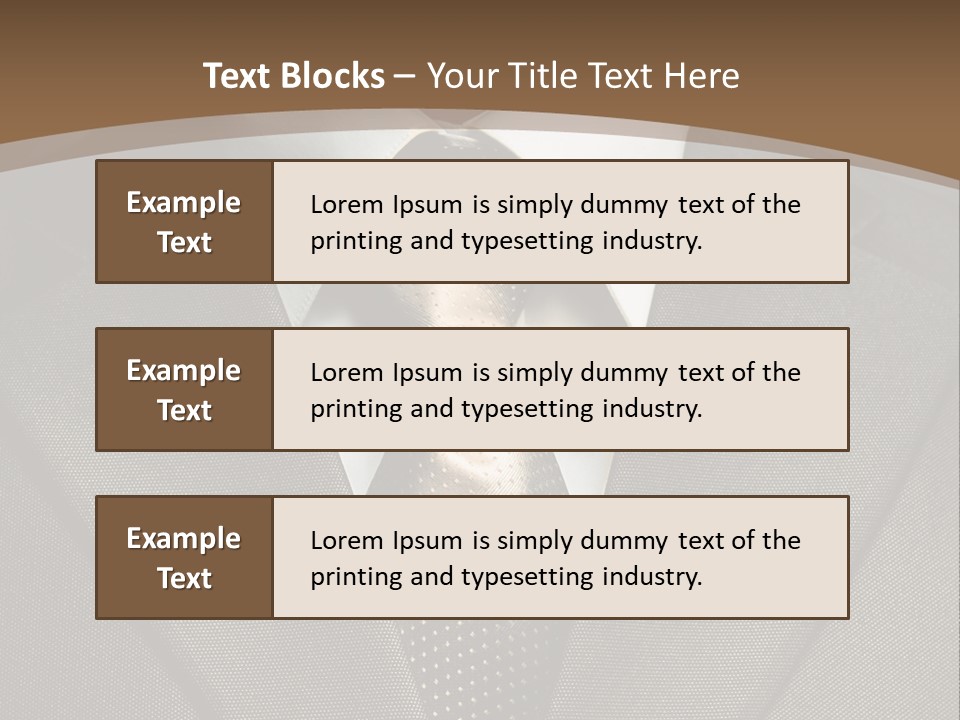 Closeup Jacket Display PowerPoint Template