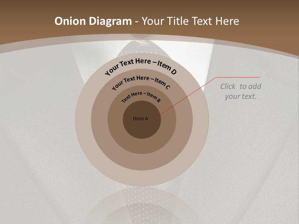 Closeup Jacket Display PowerPoint Template