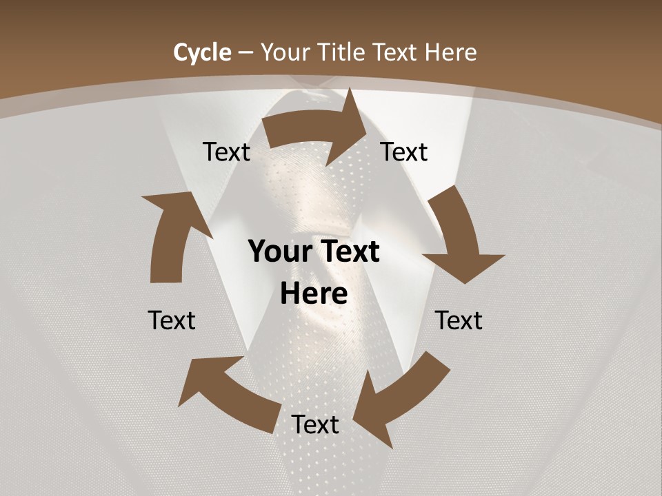 Closeup Jacket Display PowerPoint Template