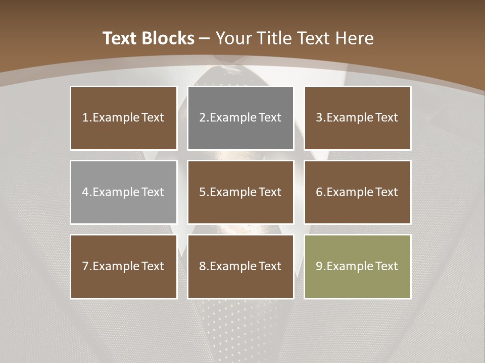 Closeup Jacket Display PowerPoint Template