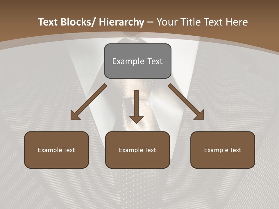 Closeup Jacket Display PowerPoint Template