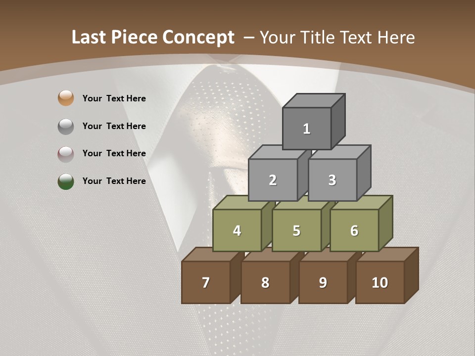 Closeup Jacket Display PowerPoint Template