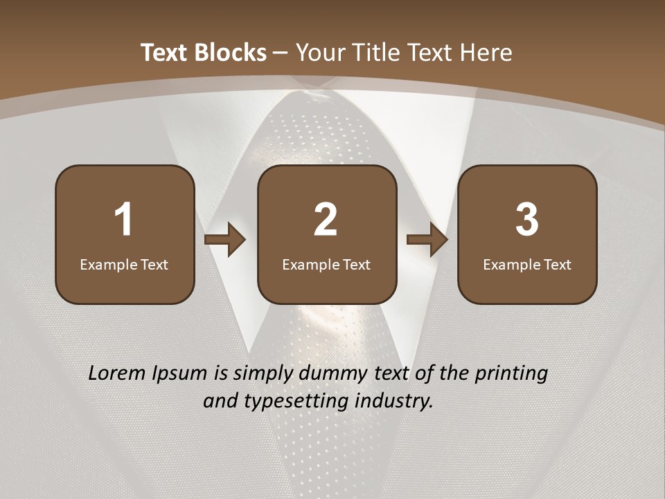 Closeup Jacket Display PowerPoint Template