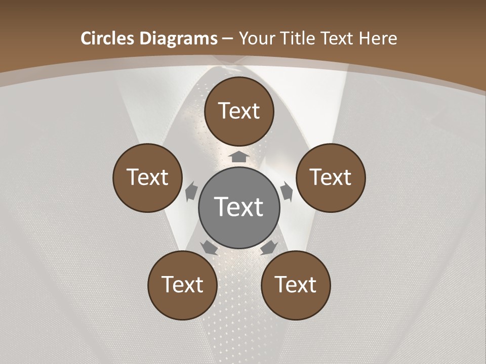 Closeup Jacket Display PowerPoint Template