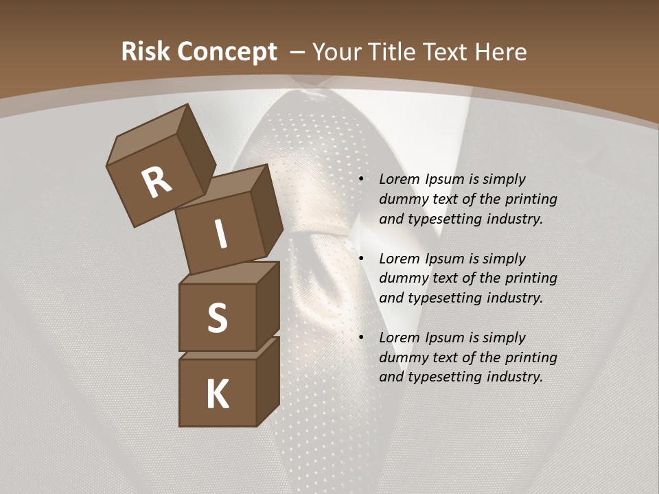 Closeup Jacket Display PowerPoint Template