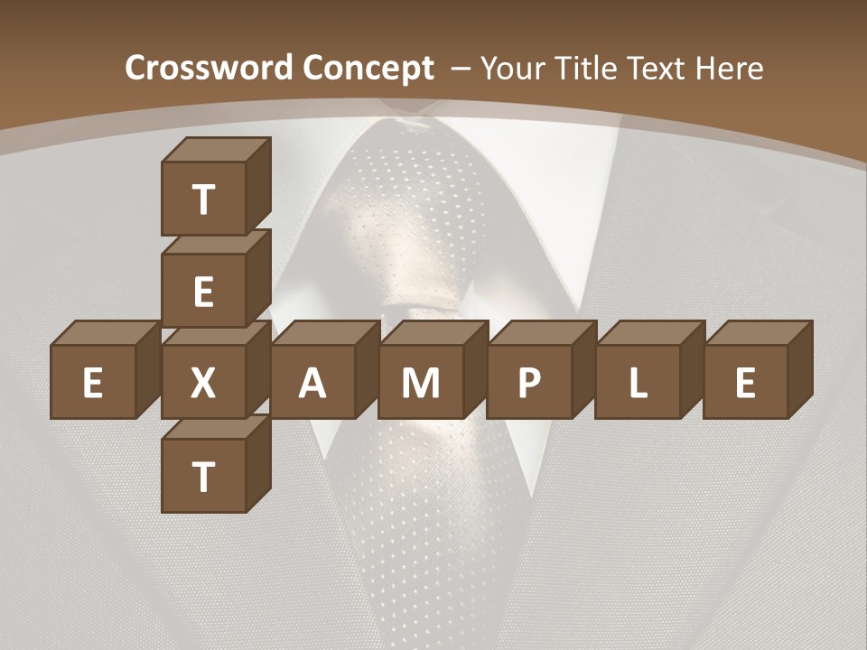 Closeup Jacket Display PowerPoint Template