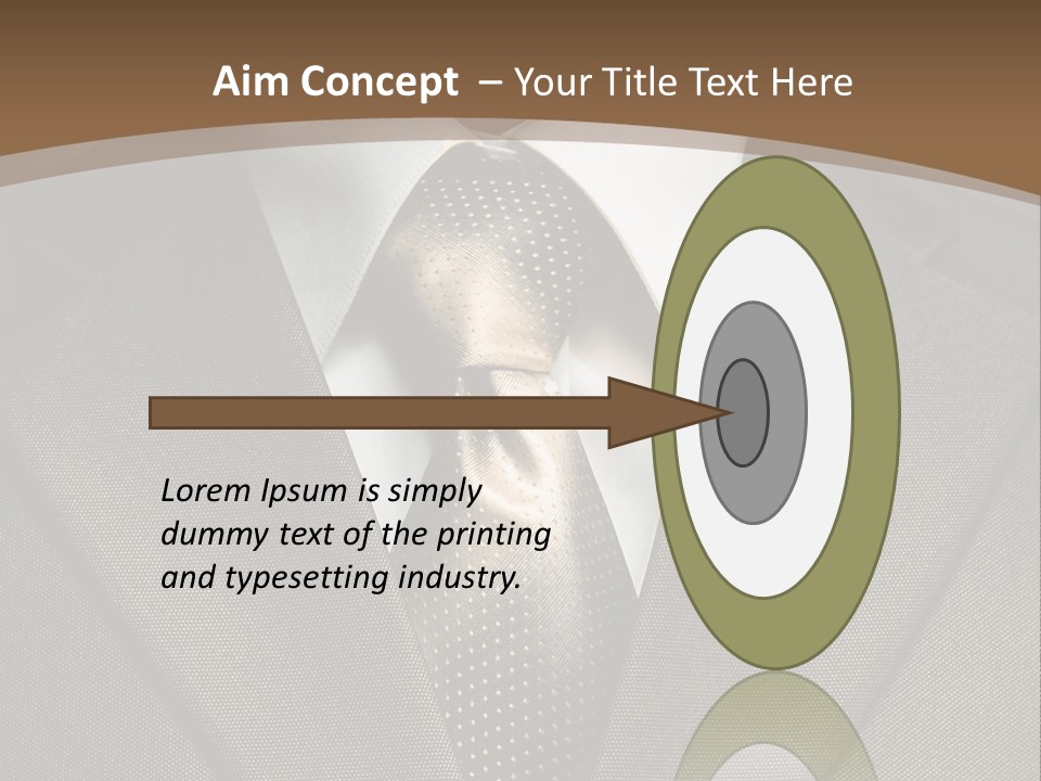 Closeup Jacket Display PowerPoint Template