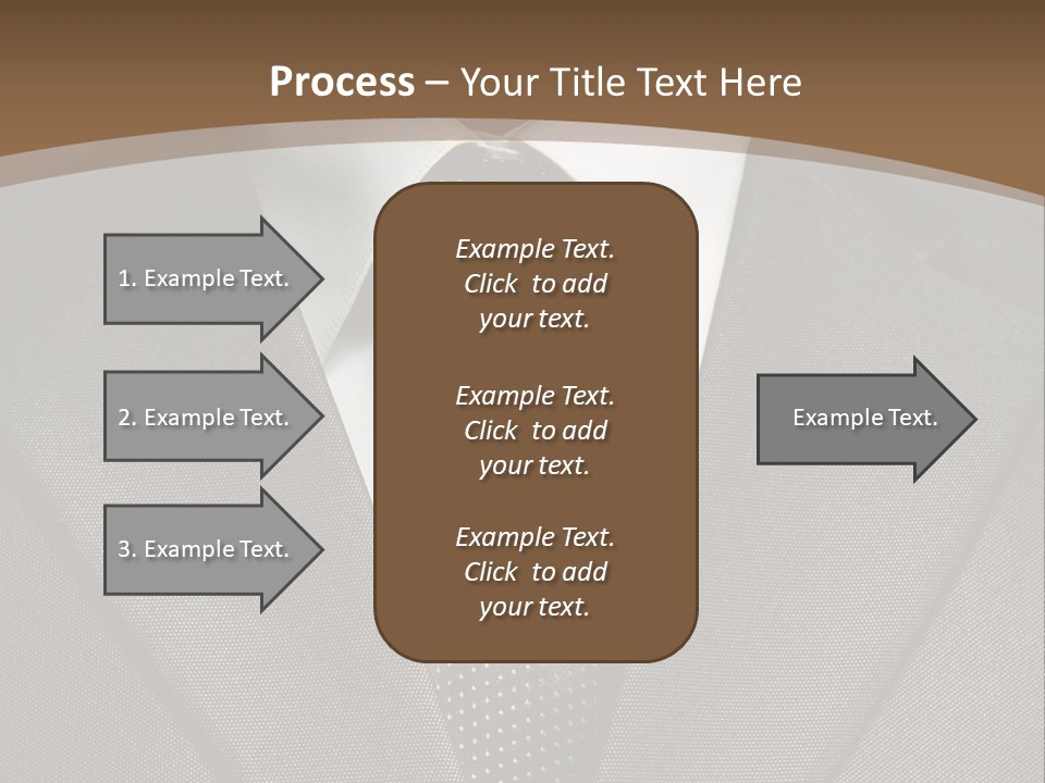 Closeup Jacket Display PowerPoint Template