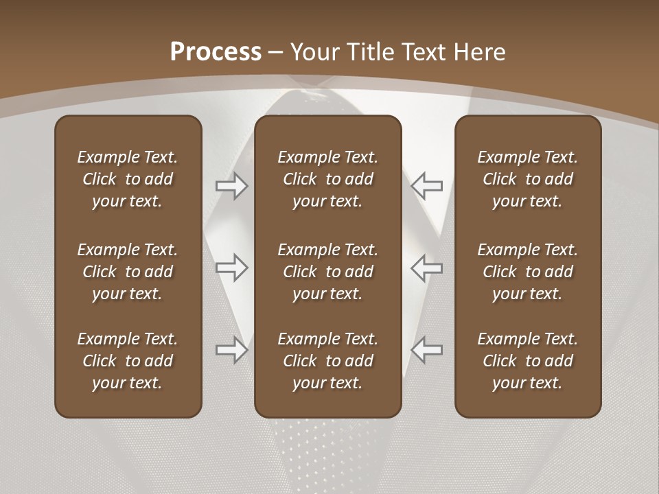 Closeup Jacket Display PowerPoint Template