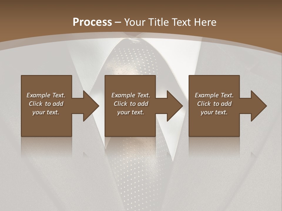 Closeup Jacket Display PowerPoint Template