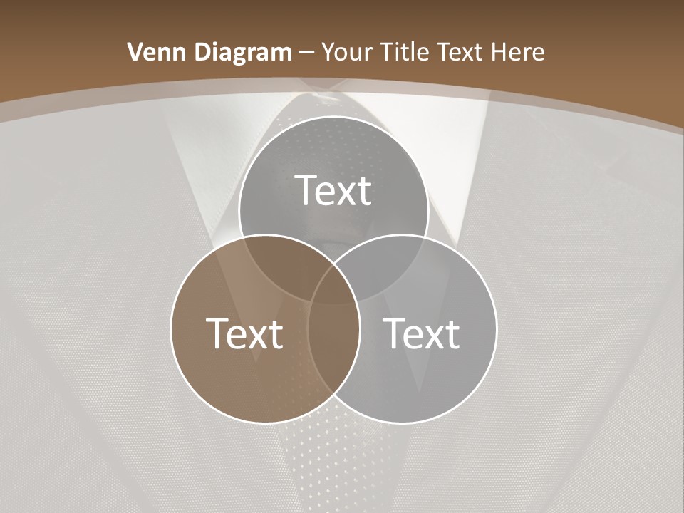 Closeup Jacket Display PowerPoint Template