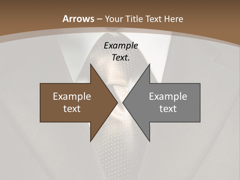 Closeup Jacket Display PowerPoint Template