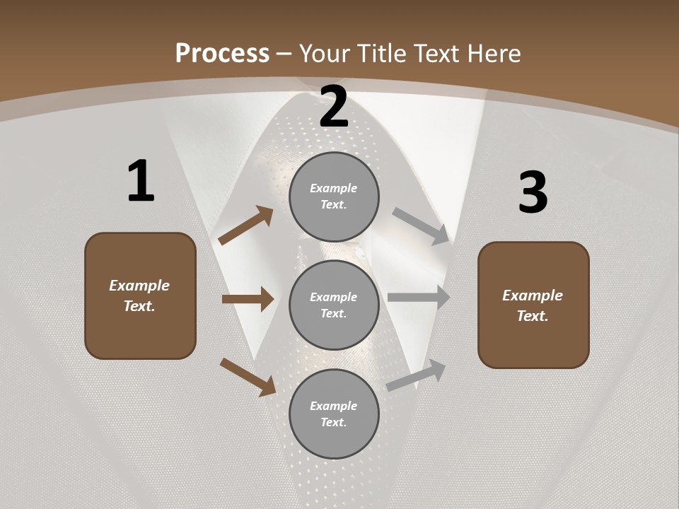 Closeup Jacket Display PowerPoint Template