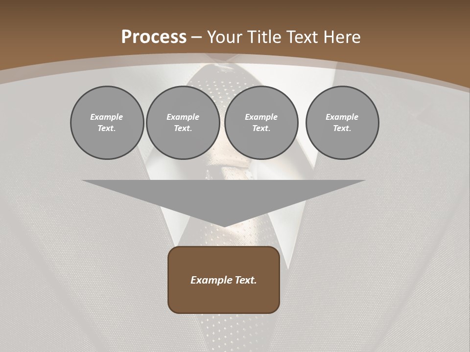 Closeup Jacket Display PowerPoint Template