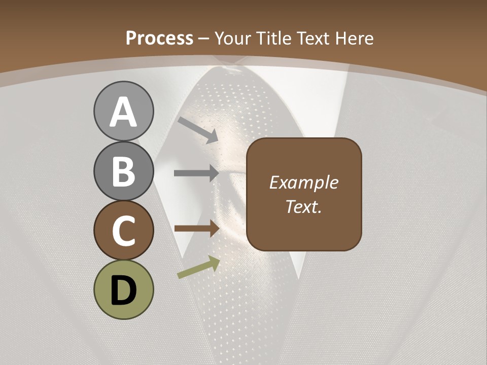 Closeup Jacket Display PowerPoint Template