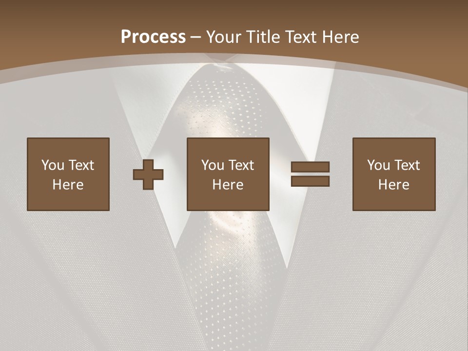 Closeup Jacket Display PowerPoint Template