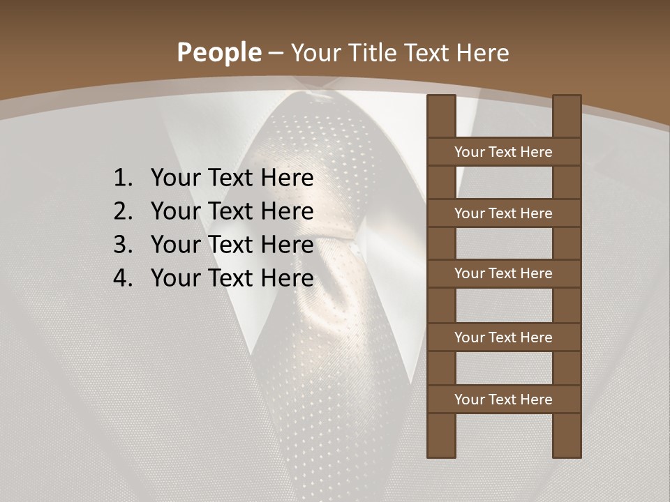 Closeup Jacket Display PowerPoint Template