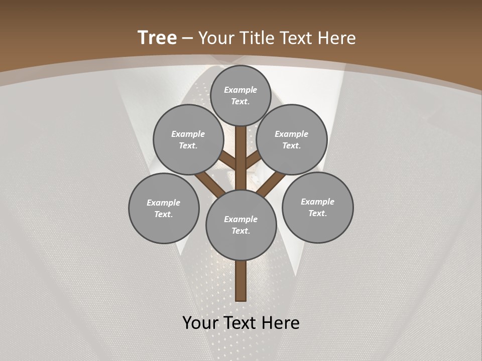 Closeup Jacket Display PowerPoint Template