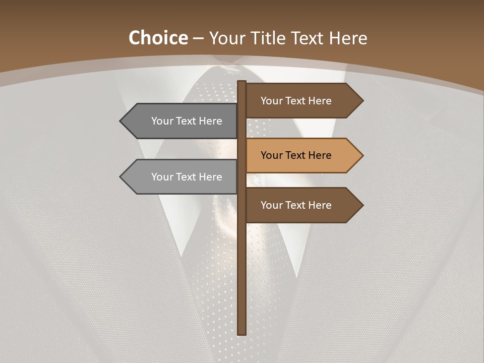 Closeup Jacket Display PowerPoint Template