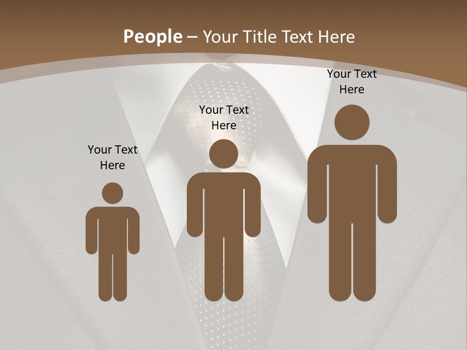 Closeup Jacket Display PowerPoint Template