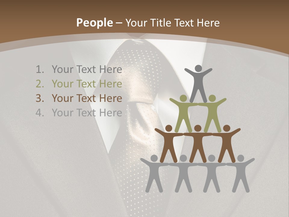 Closeup Jacket Display PowerPoint Template