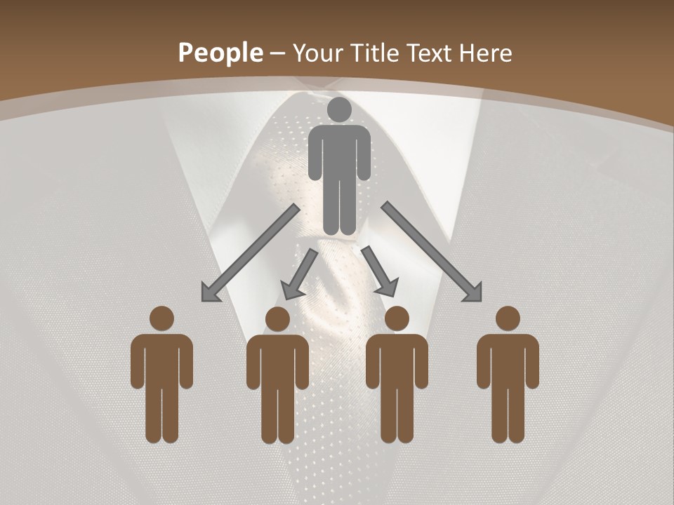 Closeup Jacket Display PowerPoint Template