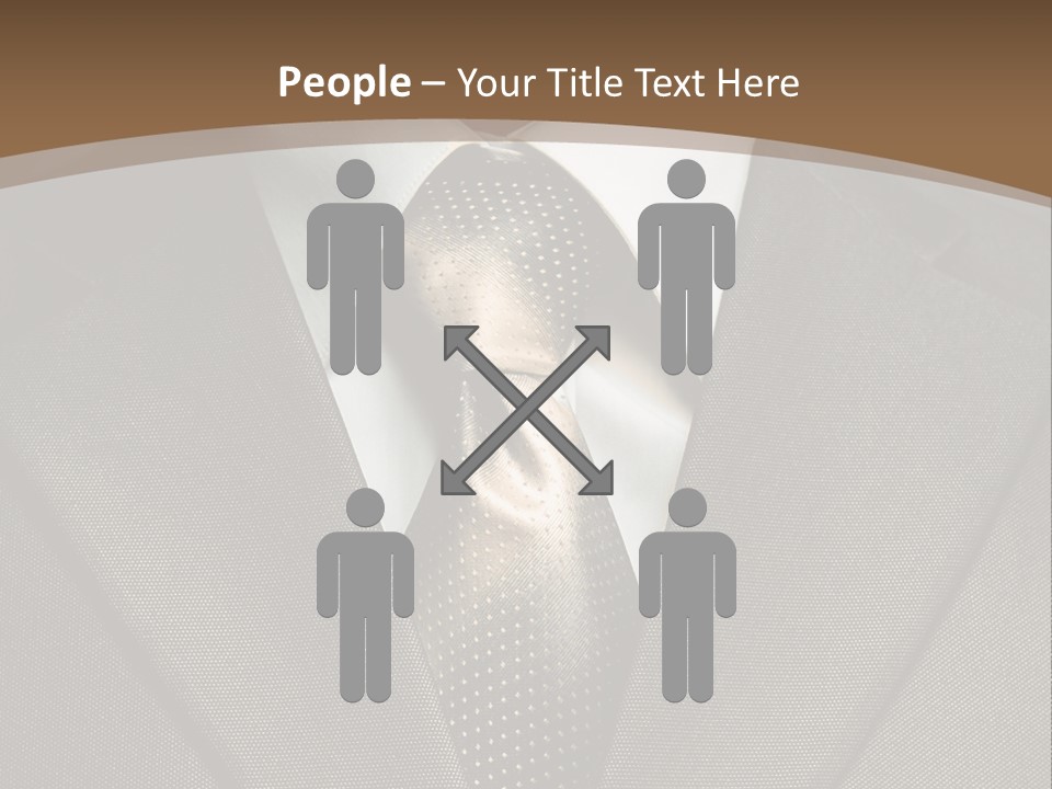 Closeup Jacket Display PowerPoint Template