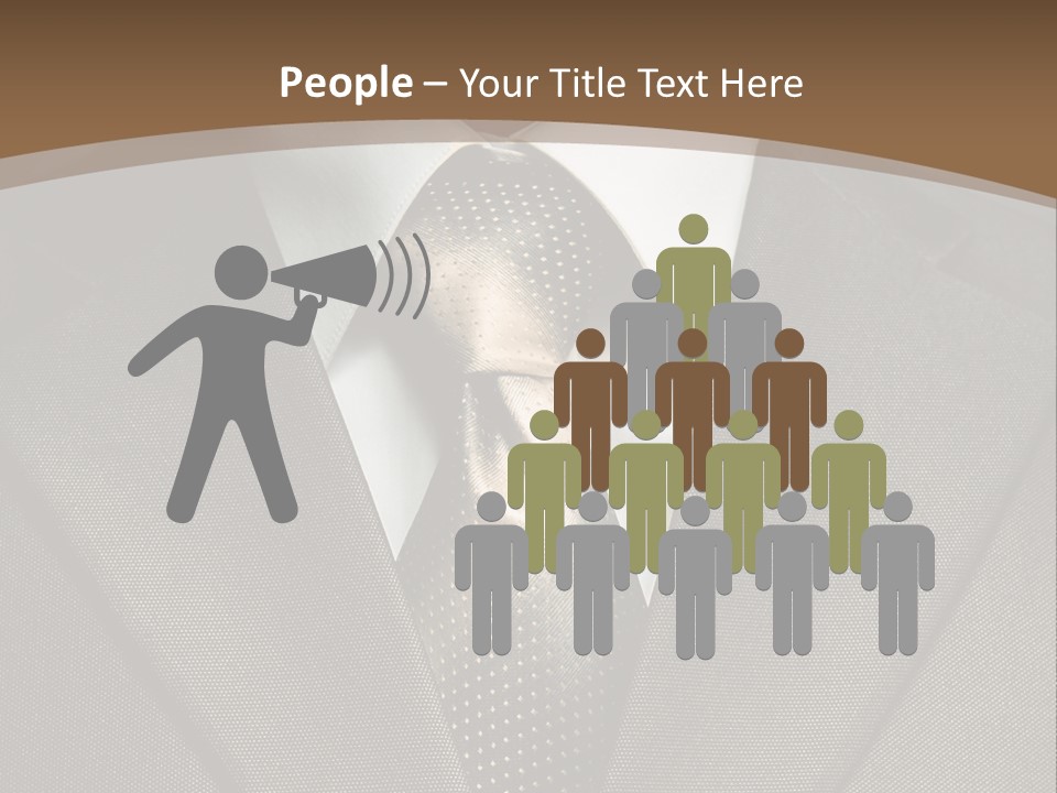 Closeup Jacket Display PowerPoint Template