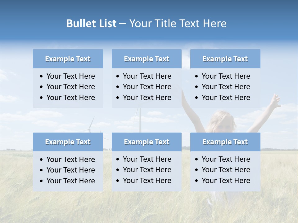 Electricity Sustainability Sustainable PowerPoint Template