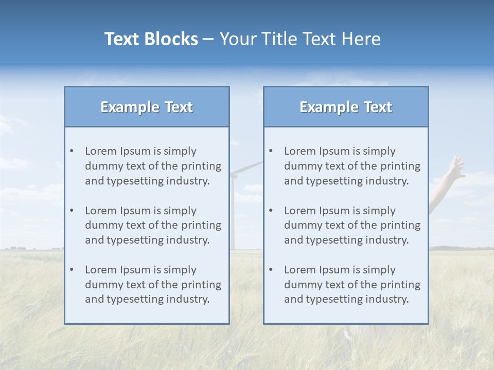 Electricity Sustainability Sustainable PowerPoint Template