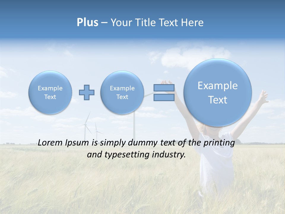 Electricity Sustainability Sustainable PowerPoint Template