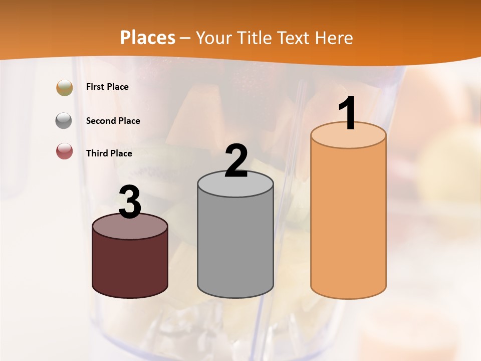 Blender Orange Healthy PowerPoint Template