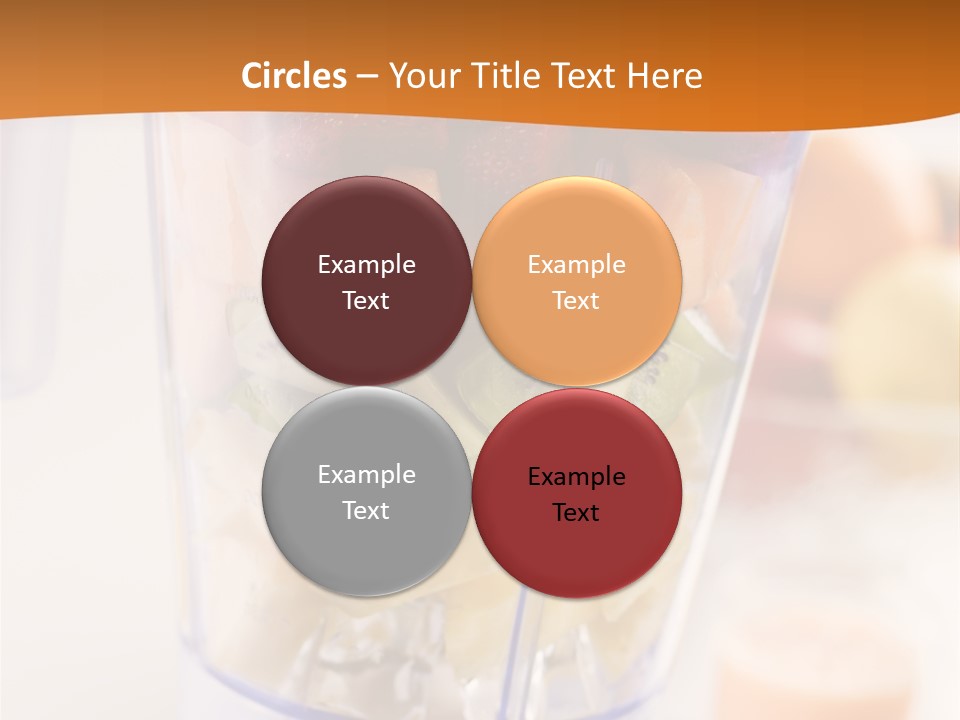 Blender Orange Healthy PowerPoint Template
