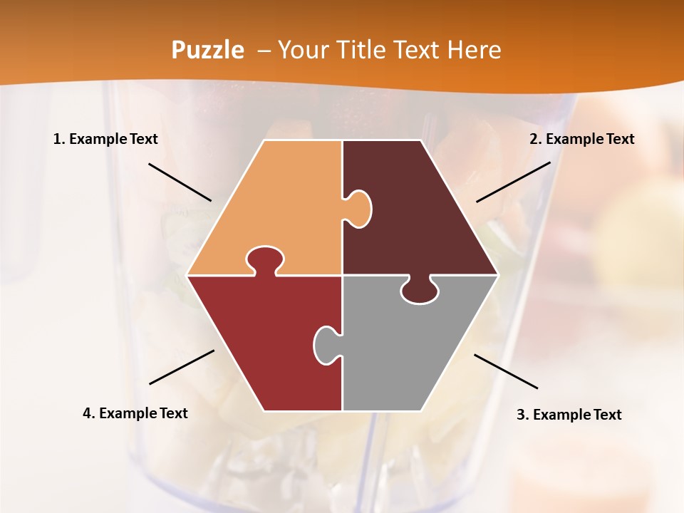 Blender Orange Healthy PowerPoint Template