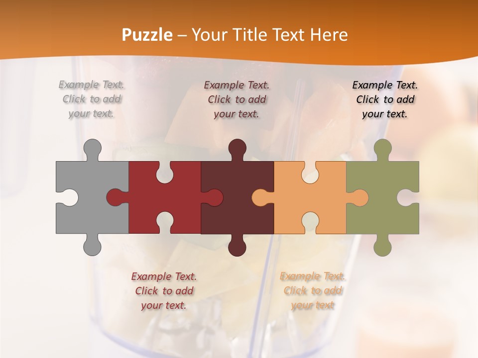 Blender Orange Healthy PowerPoint Template