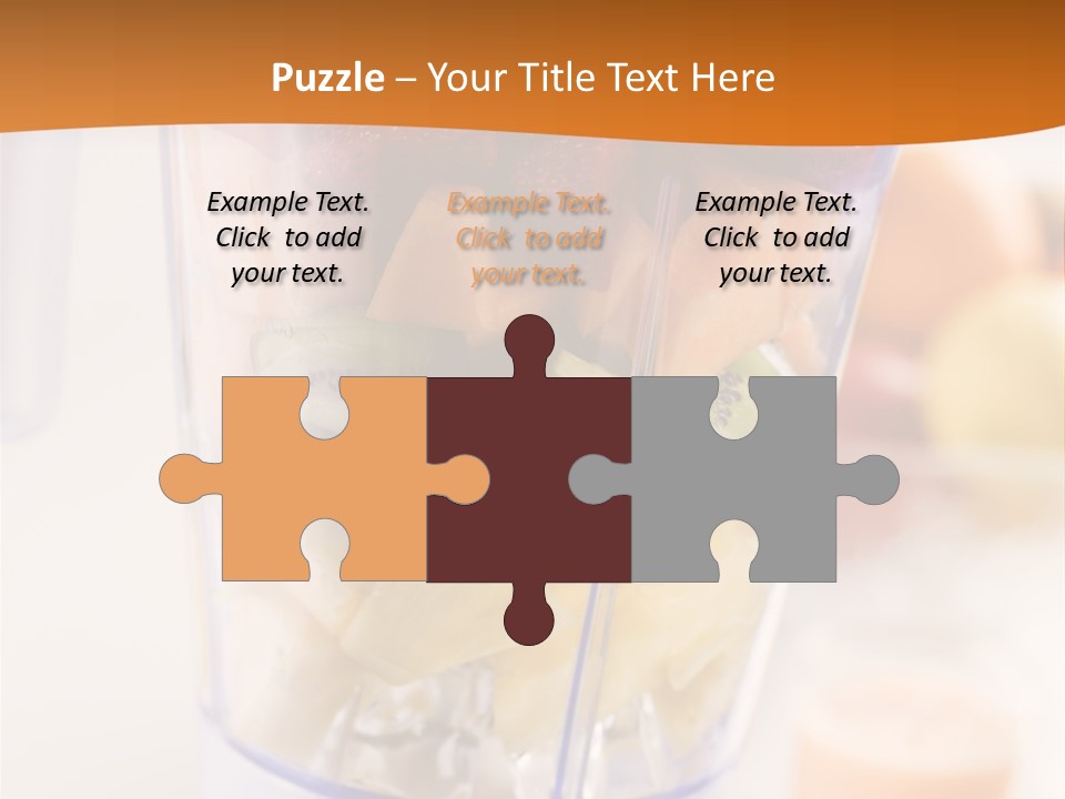 Blender Orange Healthy PowerPoint Template