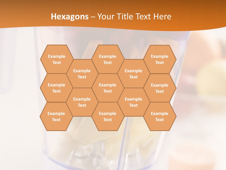 Blender Orange Healthy PowerPoint Template