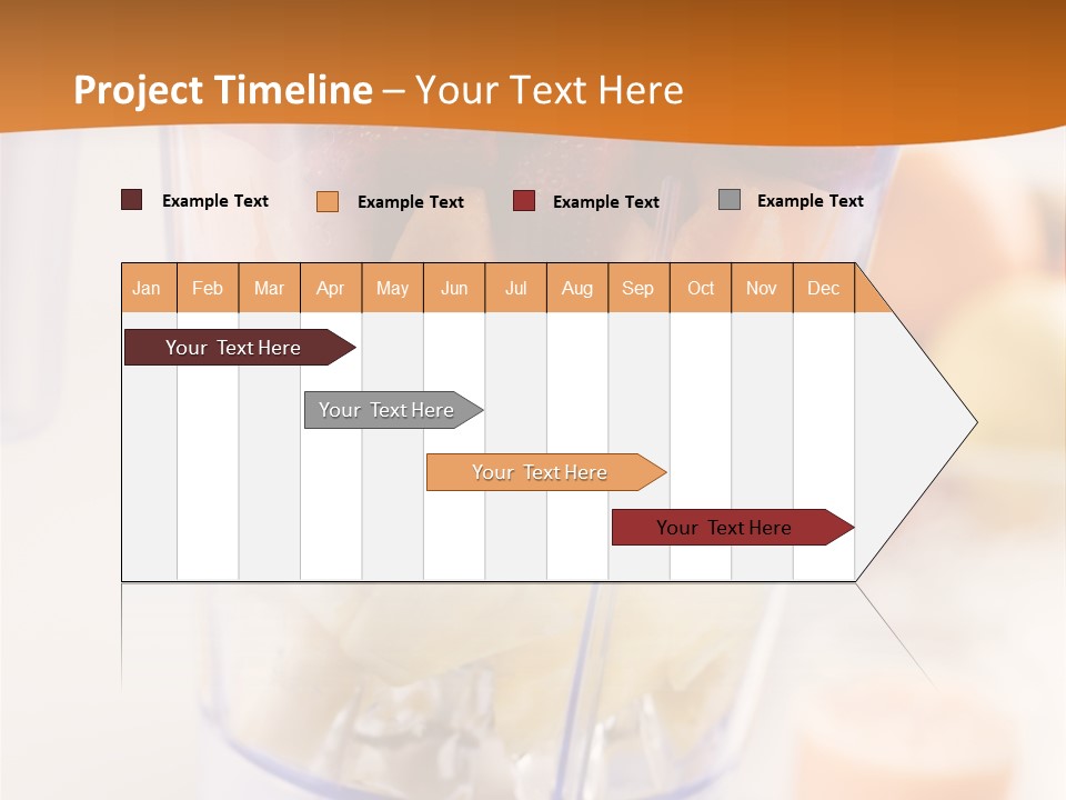 Blender Orange Healthy PowerPoint Template