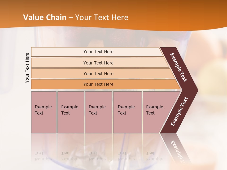 Blender Orange Healthy PowerPoint Template