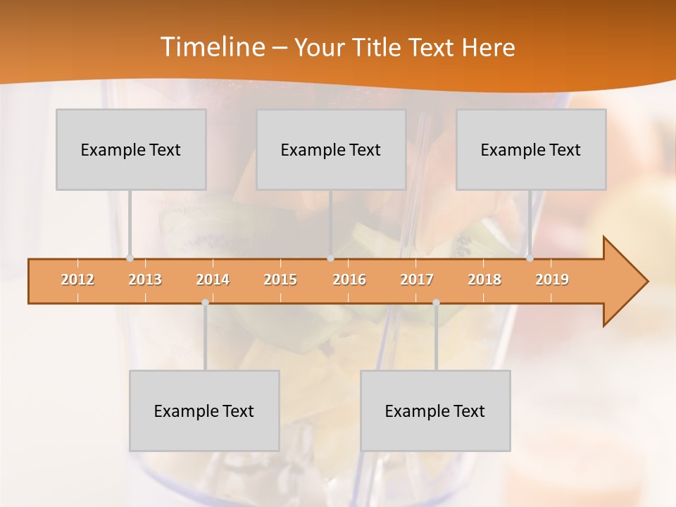 Blender Orange Healthy PowerPoint Template
