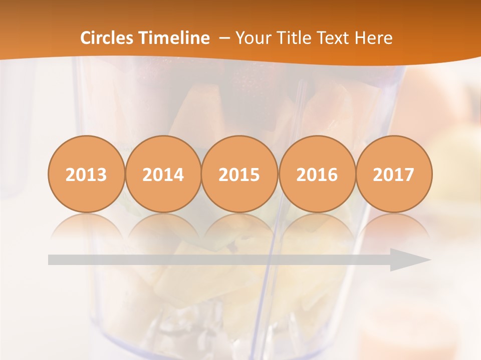 Blender Orange Healthy PowerPoint Template