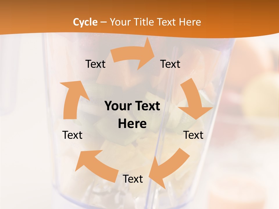 Blender Orange Healthy PowerPoint Template
