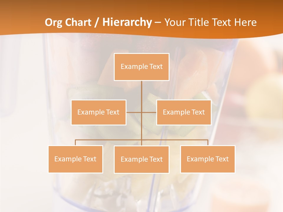 Blender Orange Healthy PowerPoint Template