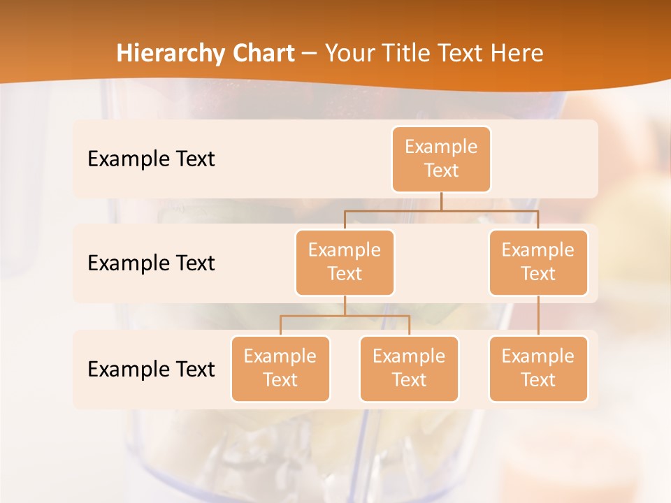 Blender Orange Healthy PowerPoint Template