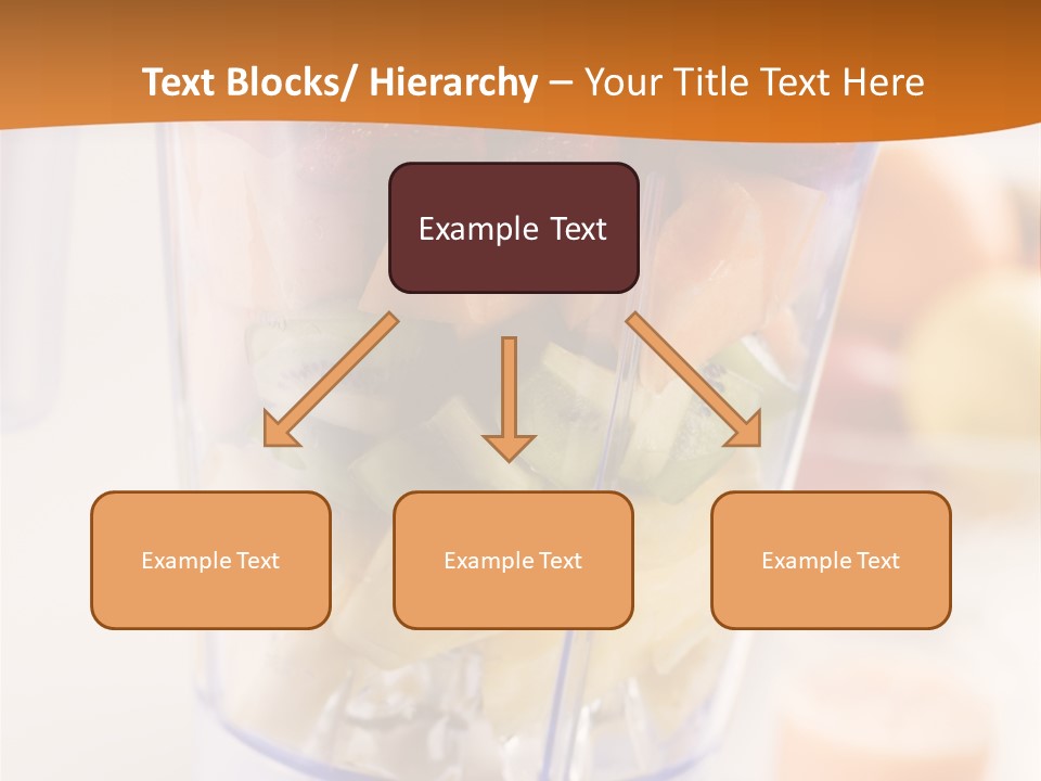 Blender Orange Healthy PowerPoint Template