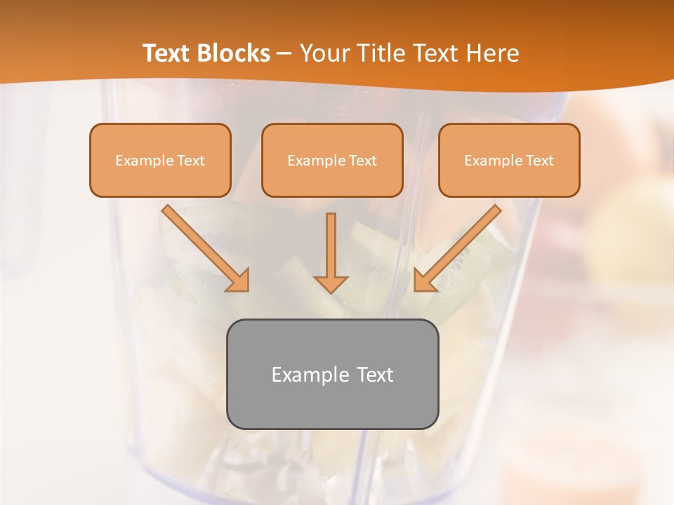 Blender Orange Healthy PowerPoint Template